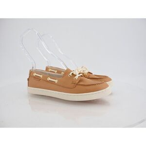 Cole Haan Nantucket Boat Shoe Women 7.5 Brown Leather Slip On Shoes Loafer